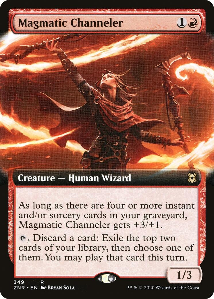 Image for Magmatic Channeler (Extended Art) (349) [Zendikar Rising] - Magic: The Gathering