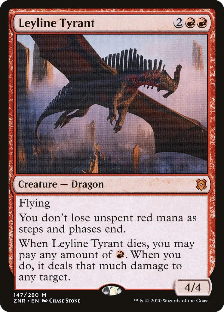 Image for Leyline Tyrant (147) [Zendikar Rising] - Magic: The Gathering