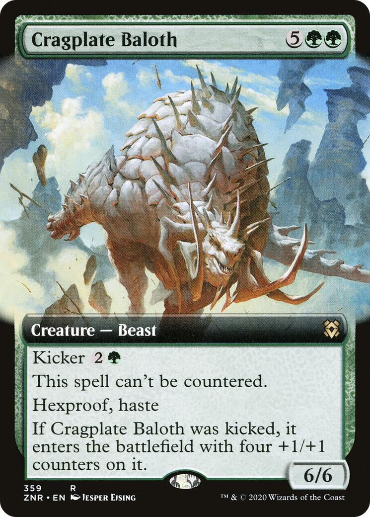 Image for Cragplate Baloth (Extended Art) (359) [Zendikar Rising] - Magic: The Gathering