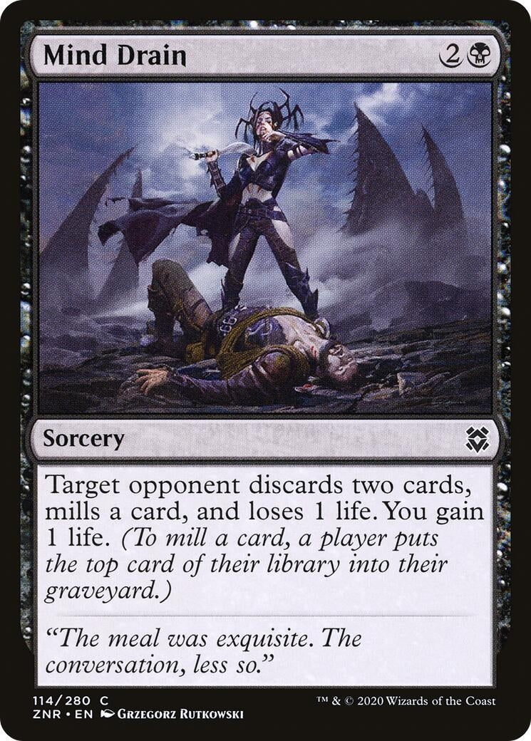 Image for Mind Drain (114) [Zendikar Rising] - Magic: The Gathering