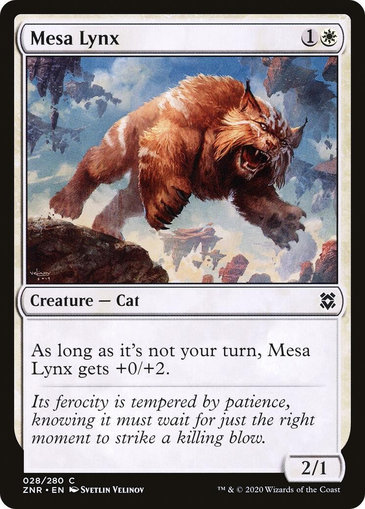 Image for Mesa Lynx (28) [Zendikar Rising] - Magic: The Gathering