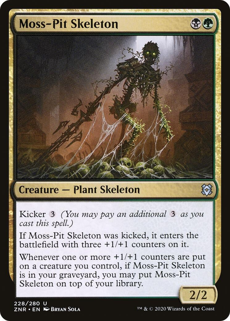 Image for Moss-Pit Skeleton (228) [Zendikar Rising] - Magic: The Gathering