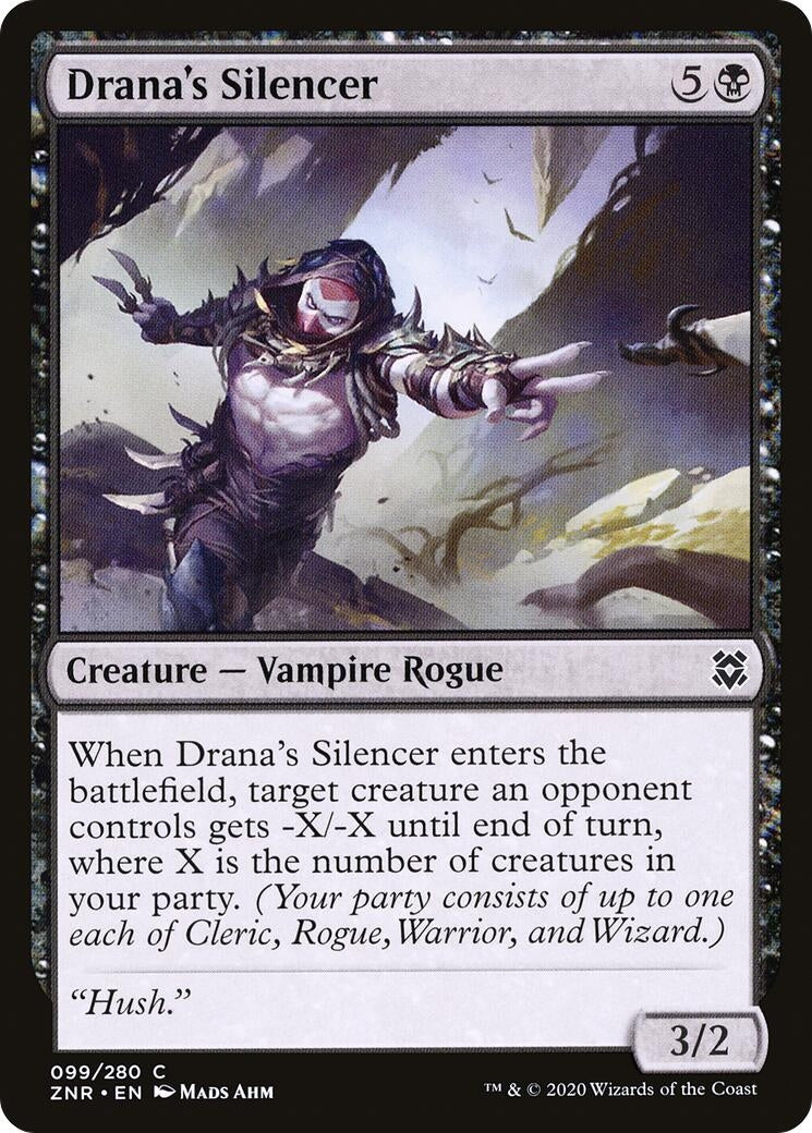 Image for Drana's Silencer (99) [Zendikar Rising] - Magic: The Gathering