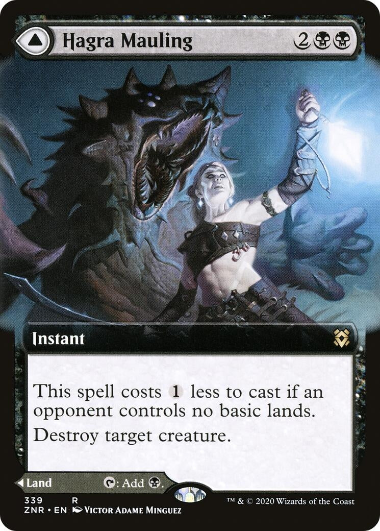 Image for Hagra Mauling (Extended Art) (339) [Zendikar Rising] - Magic: The Gathering