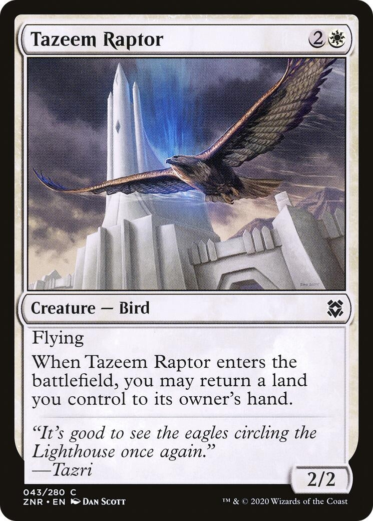 Image for Tazeem Raptor (43) [Zendikar Rising] - Magic: The Gathering