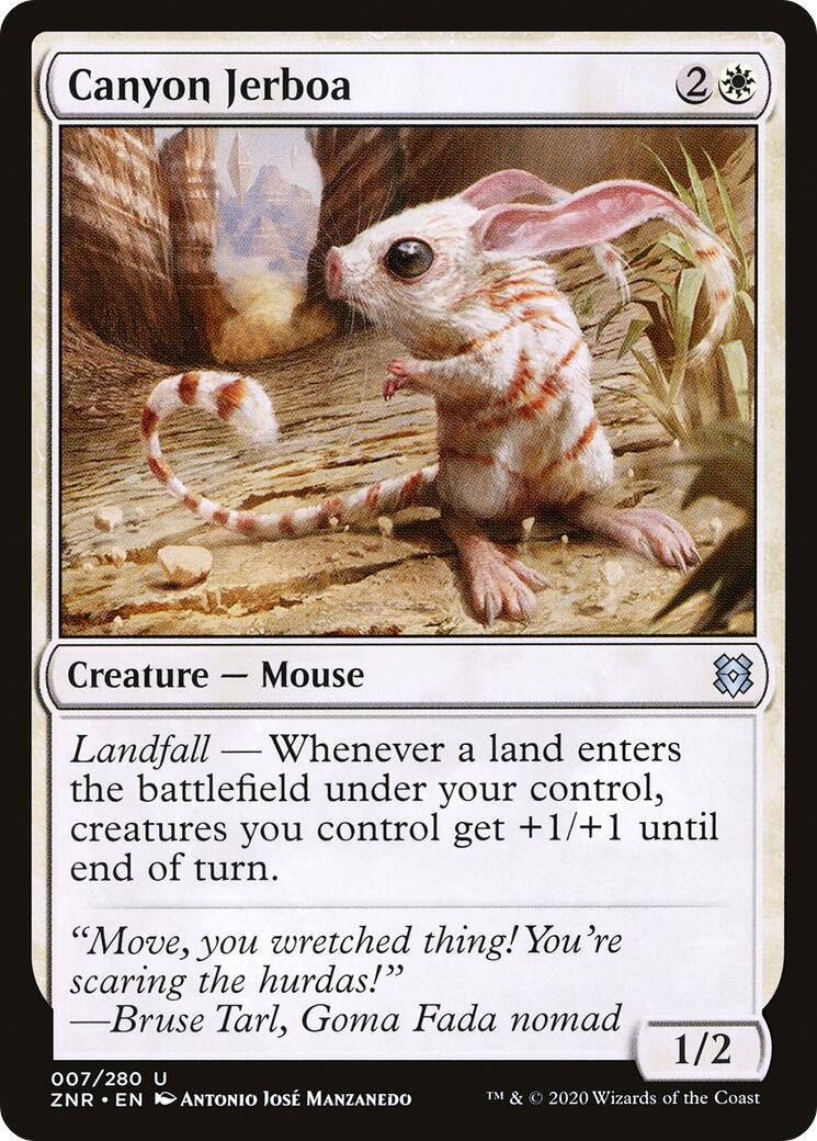 Image for Canyon Jerboa (7) [Zendikar Rising] - Magic: The Gathering