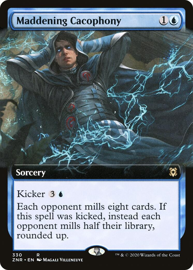 Image for Maddening Cacophony (Extended Art) (330) [Zendikar Rising] - Magic: The Gathering