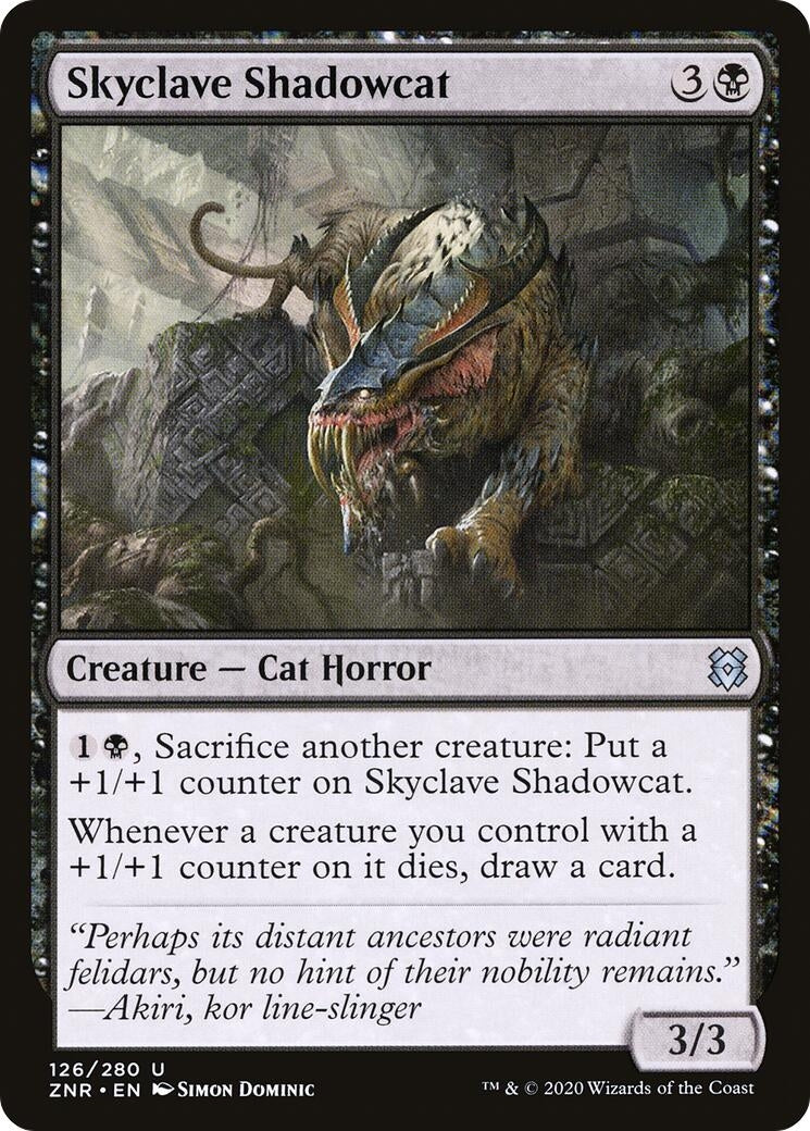 Skyclave Shadowcat (126) [Zendikar Rising]