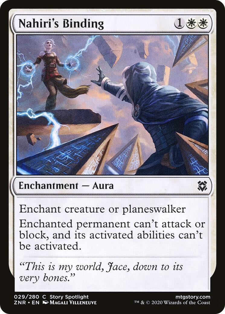 Image for Nahiri's Binding (29) [Zendikar Rising] - Magic: The Gathering