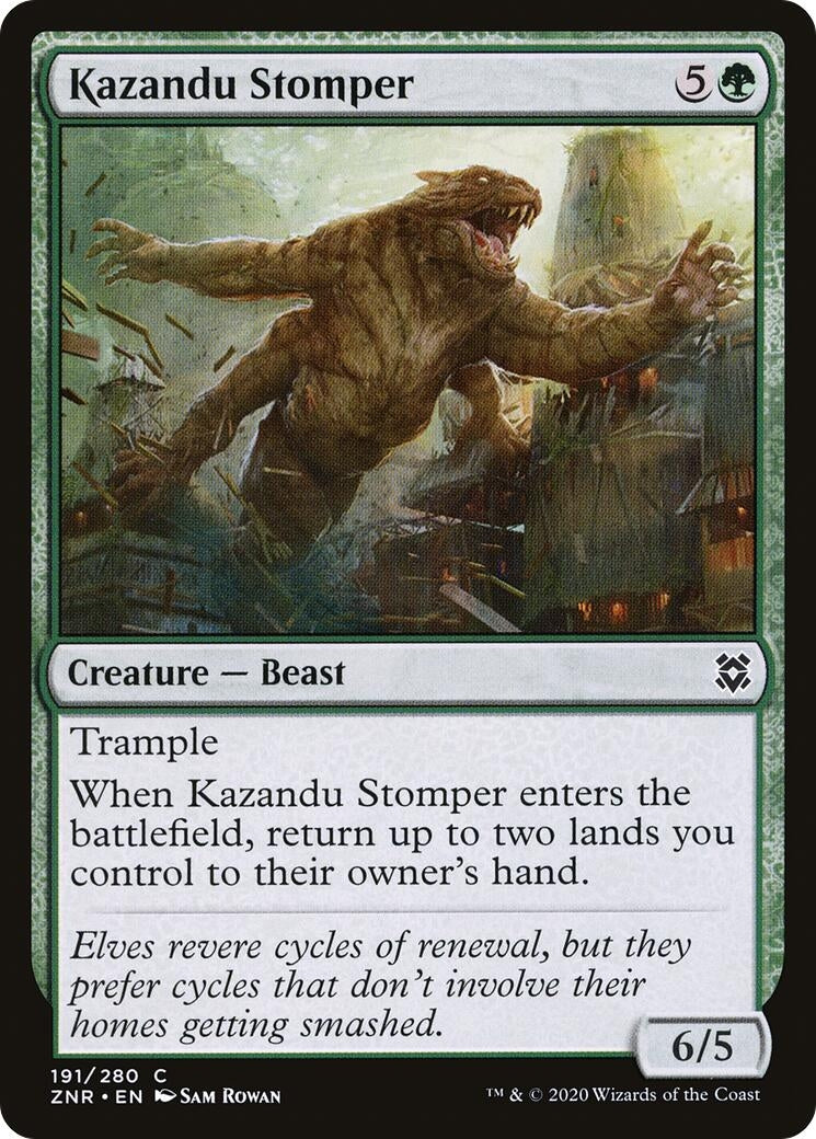 Image for Kazandu Stomper (191) [Zendikar Rising] - Magic: The Gathering