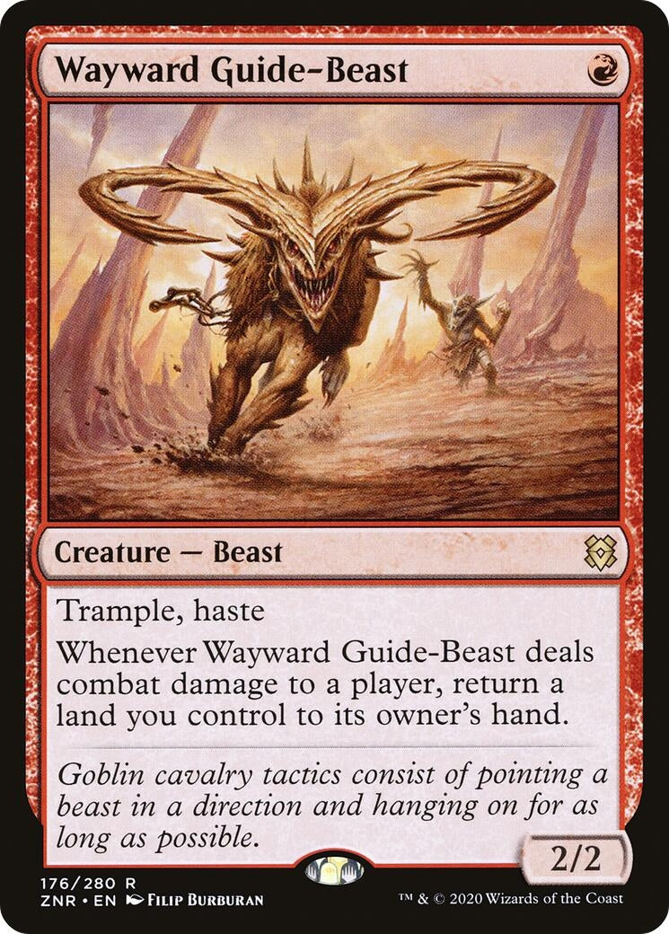 Image for Wayward Guide-Beast (176) [Zendikar Rising] - Magic: The Gathering
