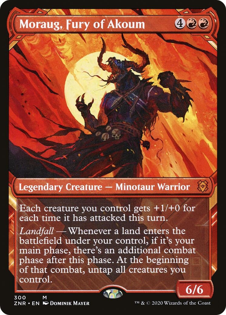 Image for Moraug, Fury of Akoum (Showcase) (300) [Zendikar Rising] - Magic: The Gathering