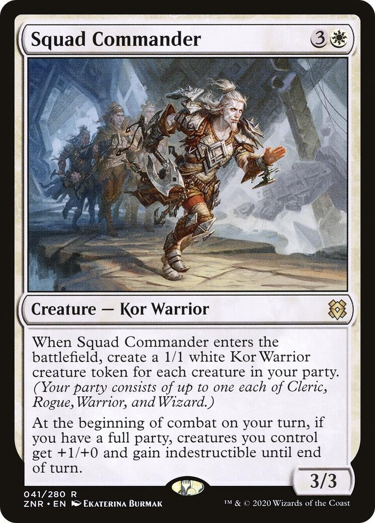 Image for Squad Commander (41) [Zendikar Rising] - Magic: The Gathering