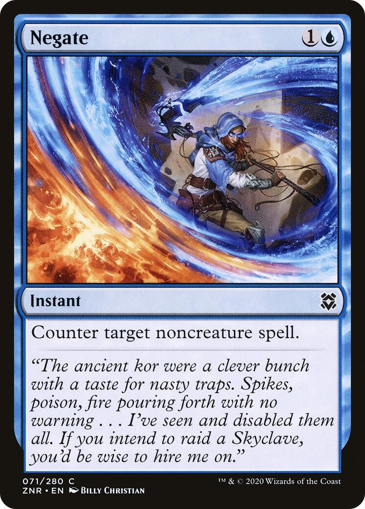 Image for Negate (71) [Zendikar Rising] - Magic: The Gathering