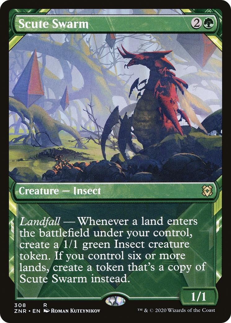 Image for Scute Swarm (Showcase) (308) [Zendikar Rising] - Magic: The Gathering