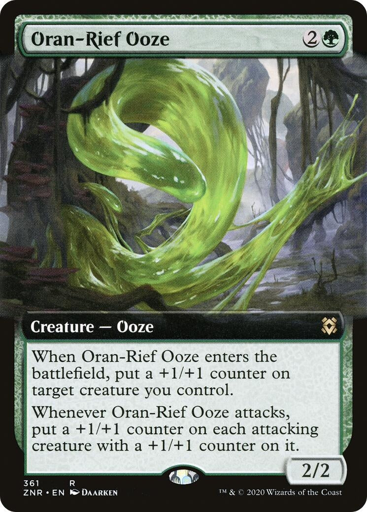 Image for Oran-Rief Ooze (Extended Art) (361) [Zendikar Rising] - Magic: The Gathering