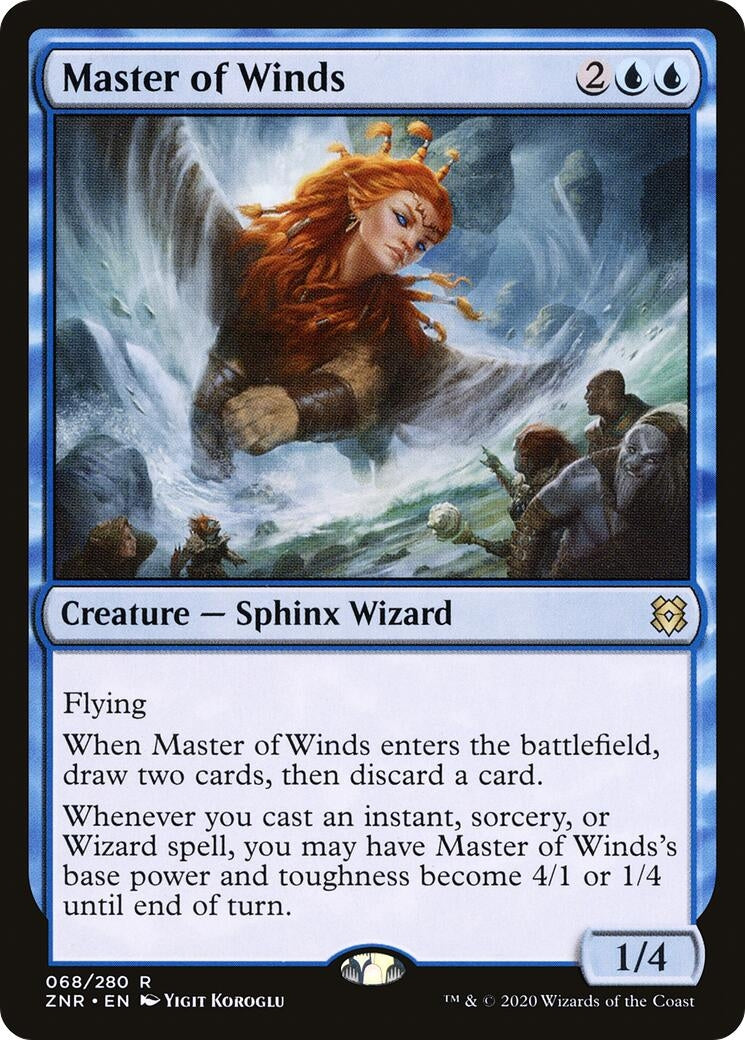 Image for Master of Winds (68) [Zendikar Rising] - Magic: The Gathering