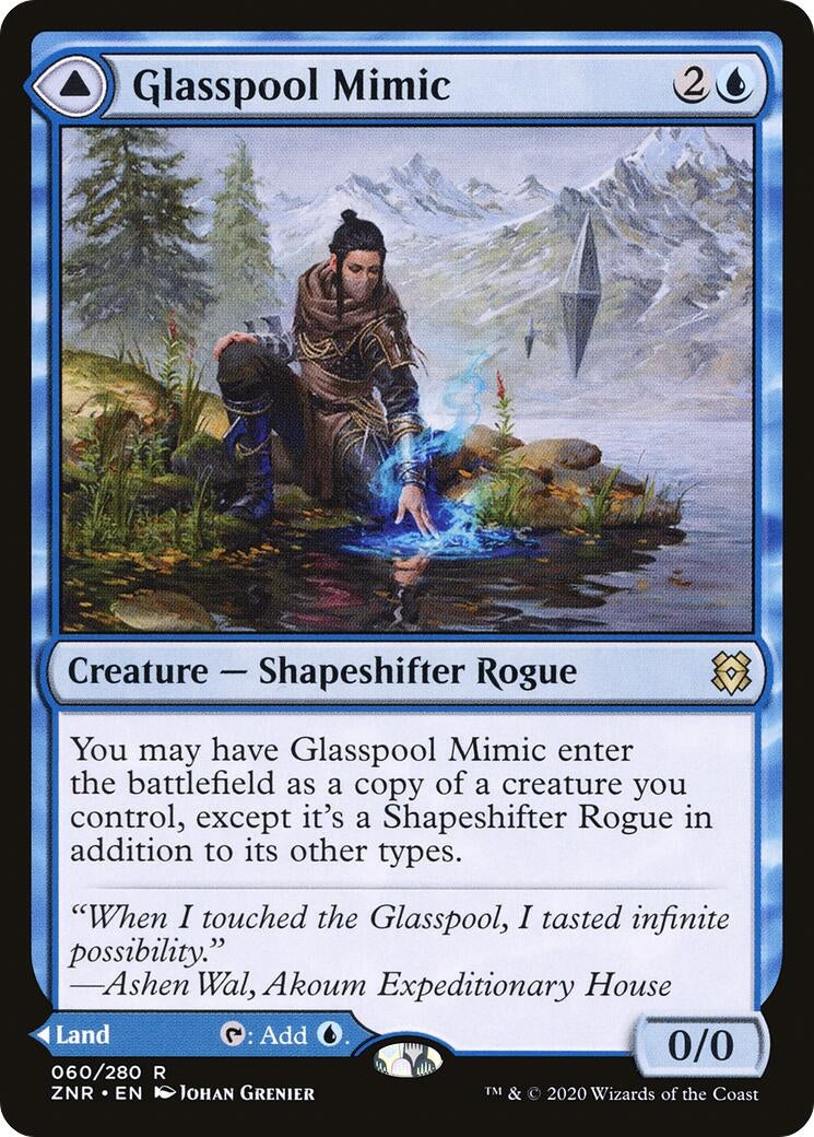 Image for Glasspool Mimic (60) [Zendikar Rising] - Magic: The Gathering