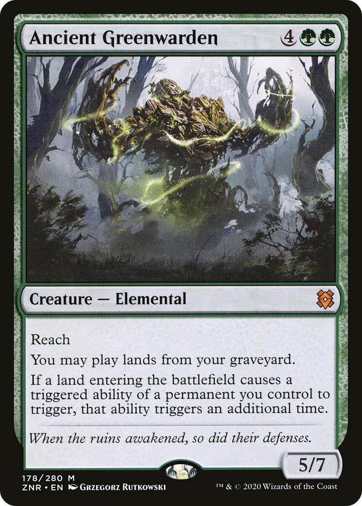 Image for Ancient Greenwarden (178) [Zendikar Rising] - Magic: The Gathering