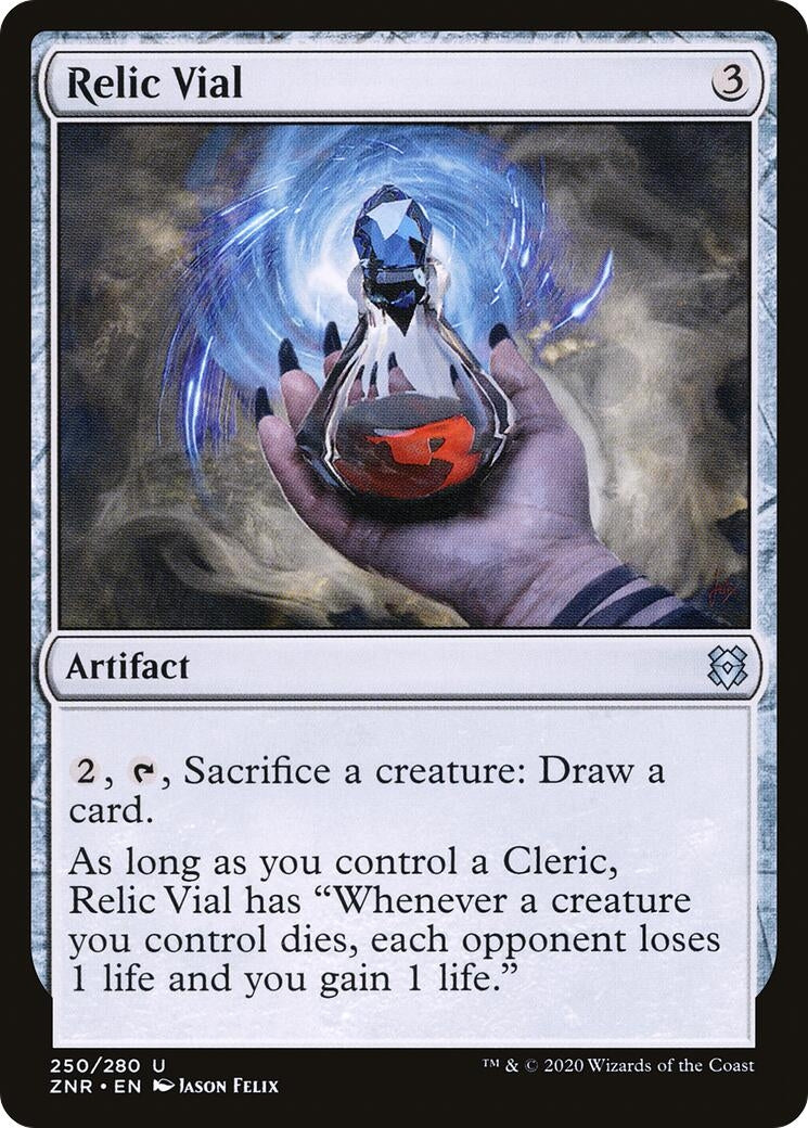 Image for Relic Vial (250) [Zendikar Rising] - Magic: The Gathering