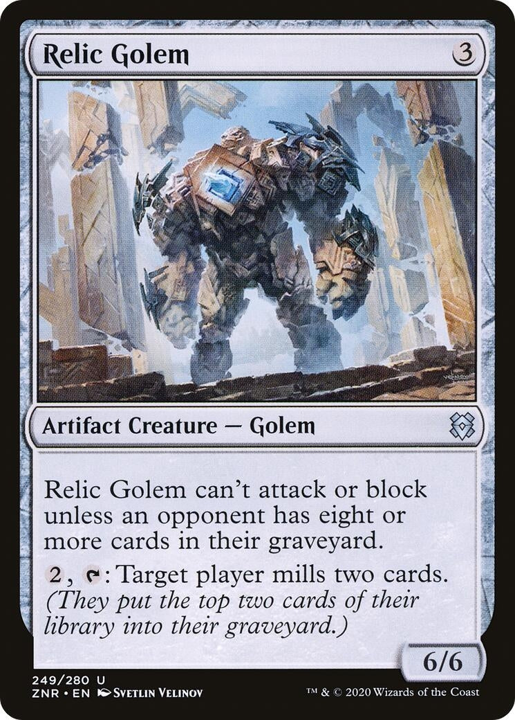 Image for Relic Golem (249) [Zendikar Rising] - Magic: The Gathering