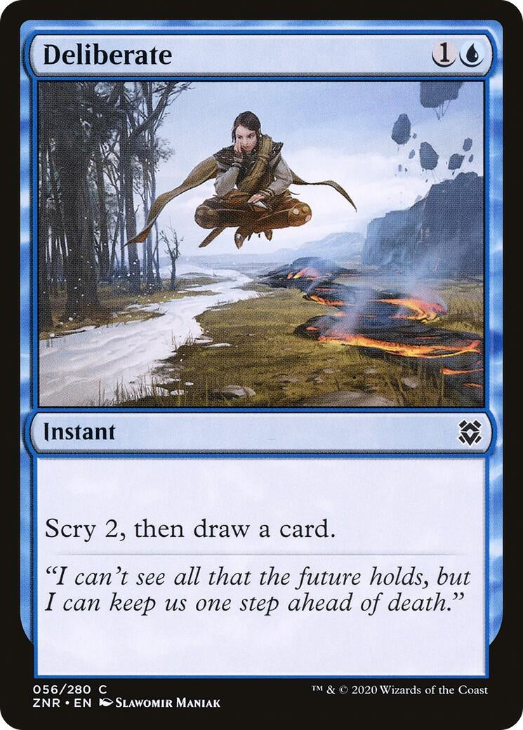 Image for Deliberate (56) [Zendikar Rising] - Magic: The Gathering
