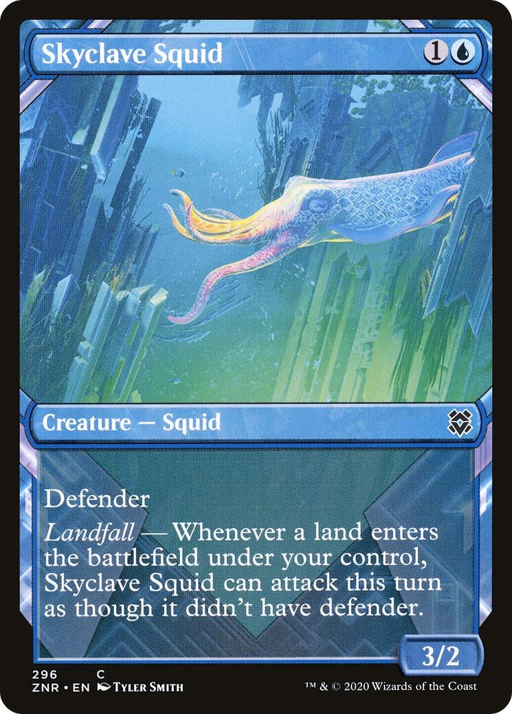 Image for Skyclave Squid (Showcase) (296) [Zendikar Rising] - Magic: The Gathering