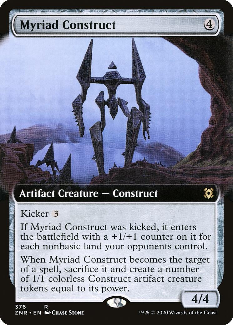 Image for Myriad Construct (Extended Art) (376) [Zendikar Rising] - Magic: The Gathering