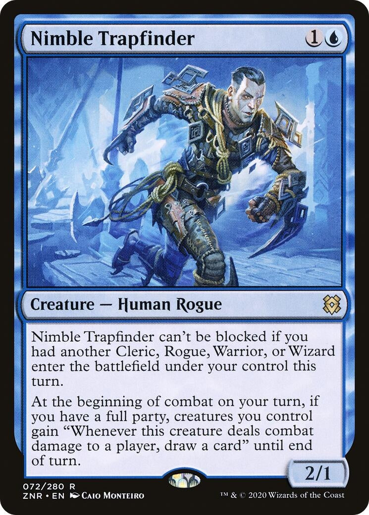 Image for Nimble Trapfinder (72) [Zendikar Rising] - Magic: The Gathering