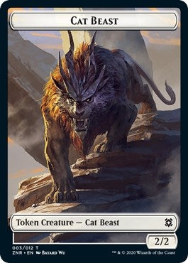 Image for Cat Beast Token (3) [Zendikar Rising] - Magic: The Gathering