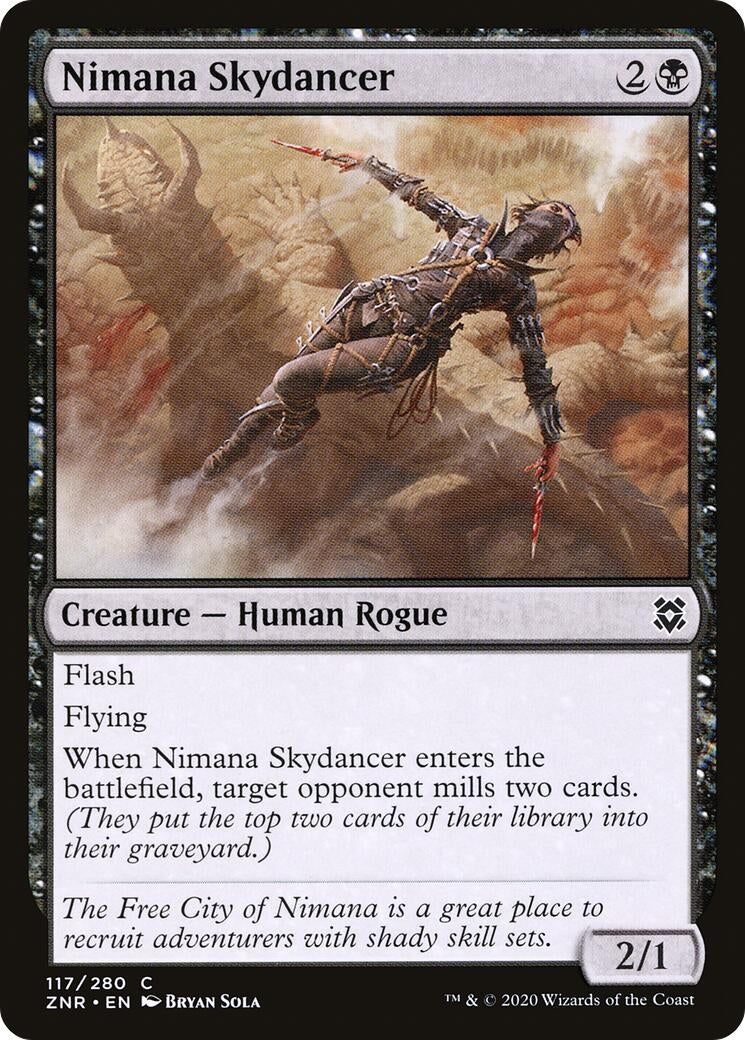 Image for Nimana Skydancer (117) [Zendikar Rising] - Magic: The Gathering