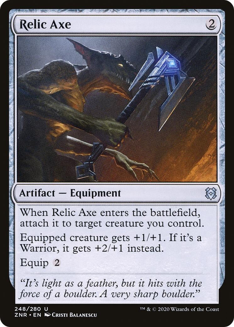 Image for Relic Axe (248) [Zendikar Rising] - Magic: The Gathering