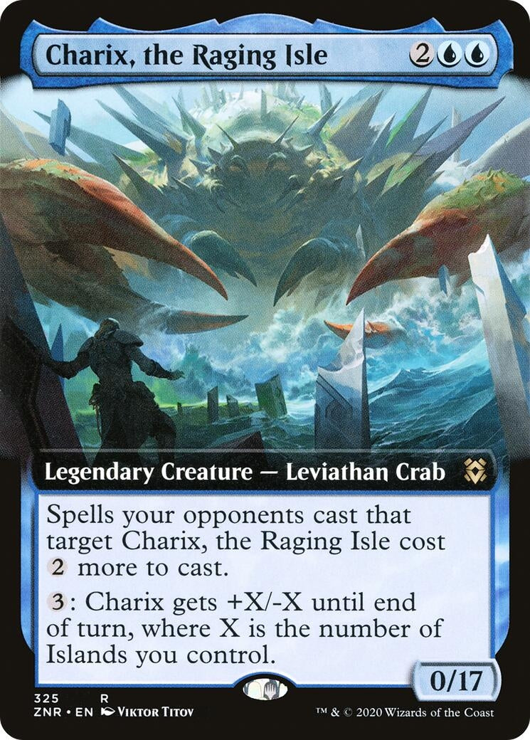 Image for Charix, the Raging Isle (Extended Art) (325) [Zendikar Rising] - Magic: The Gathering