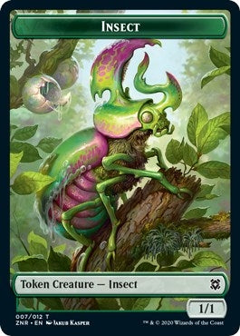 Image for Insect Token (7) [Zendikar Rising] - Magic: The Gathering