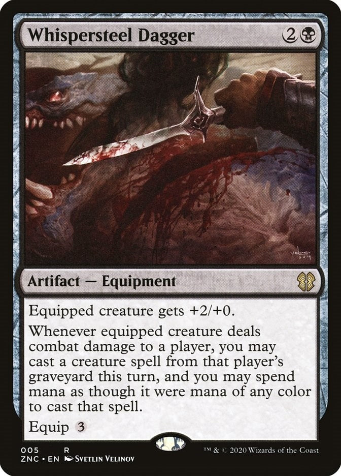 Image for Whispersteel Dagger (5) [Zendikar Rising] - Magic: The Gathering