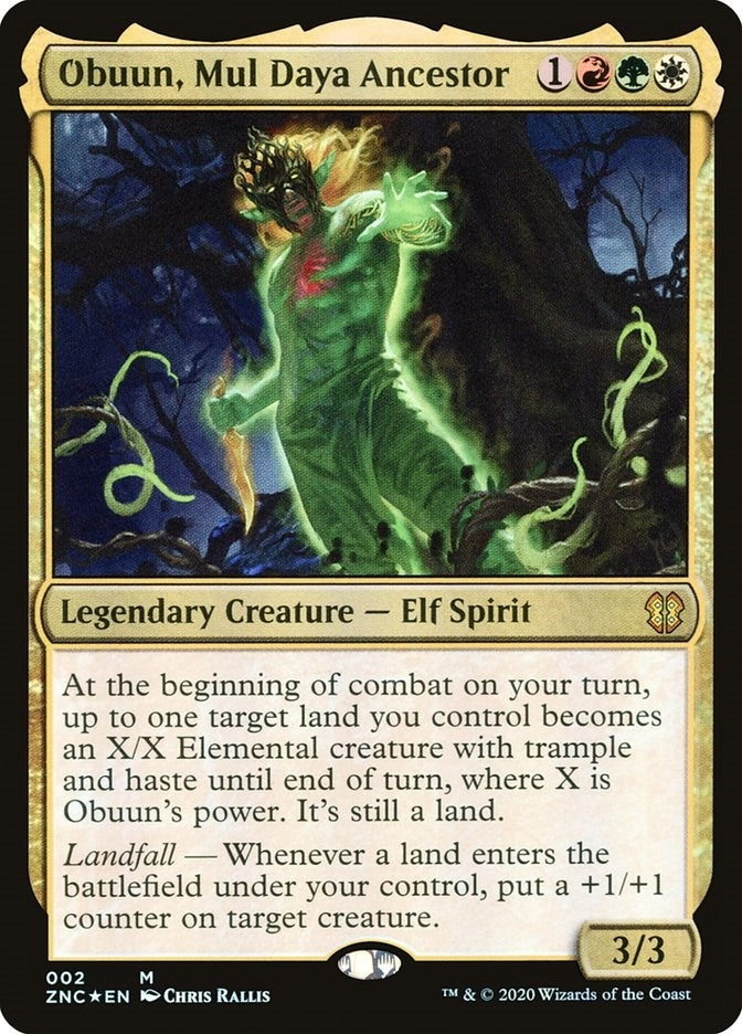 Image for Obuun, Mul Daya Ancestor (2) [Zendikar Rising] - Magic: The Gathering