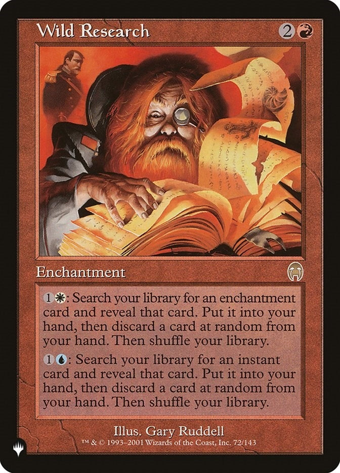 Image for Wild Research (72/143) [The List Reprints] - Magic: The Gathering