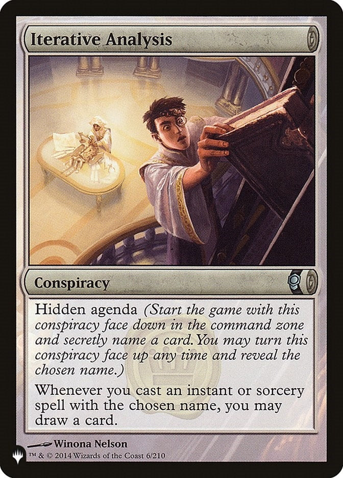 Image for Iterative Analysis (6/210) [The List Reprints] - Magic: The Gathering