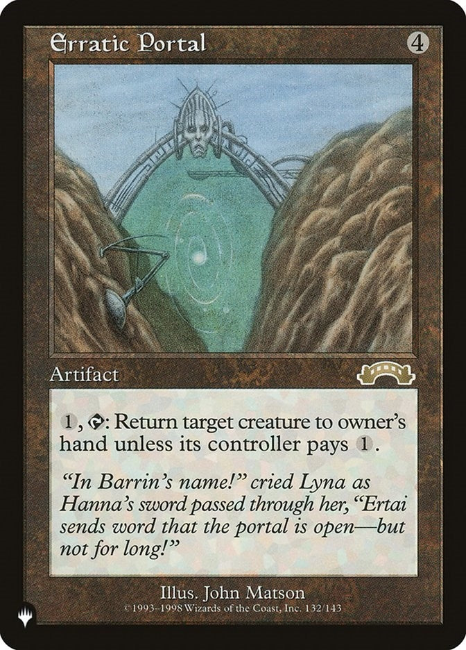 Image for Erratic Portal (132/143) [The List Reprints] - Magic: The Gathering