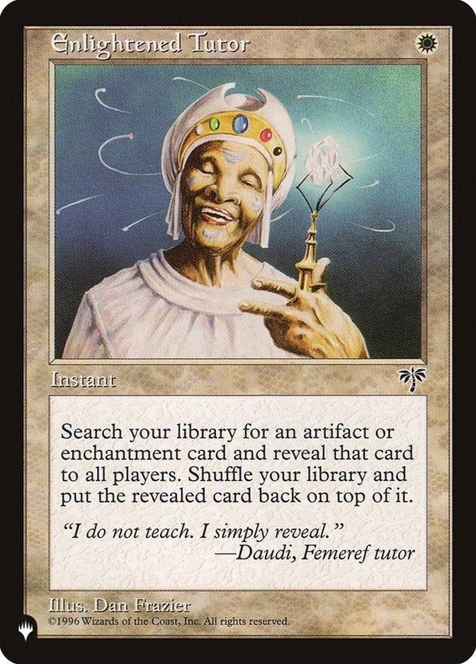 Image for Enlightened Tutor [The List Reprints] - Magic: The Gathering
