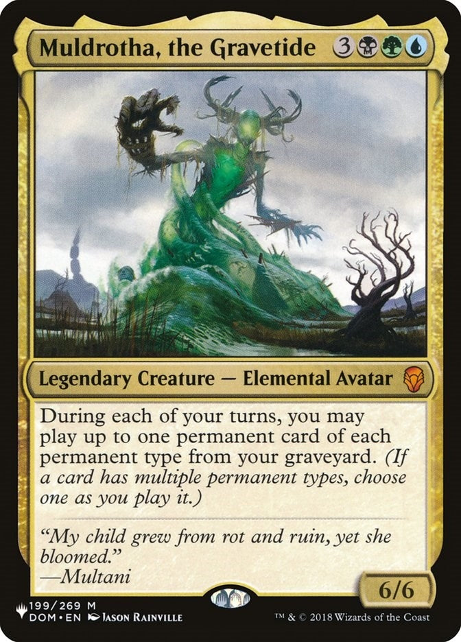 Image for Muldrotha, the Gravetide (199/269) [The List Reprints] - Magic: The Gathering