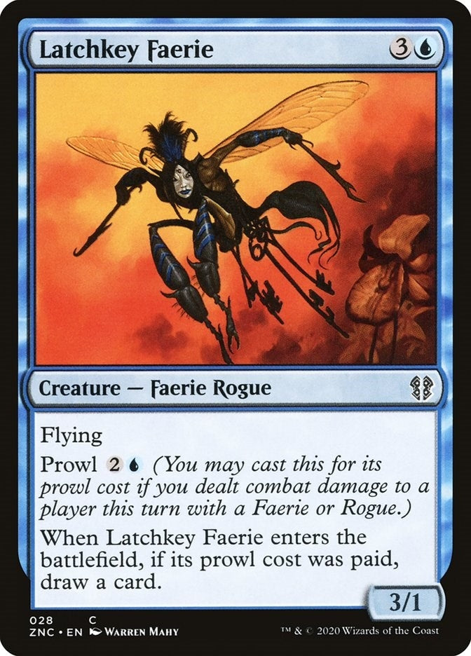 Image for Latchkey Faerie (28) [Zendikar Rising] - Magic: The Gathering