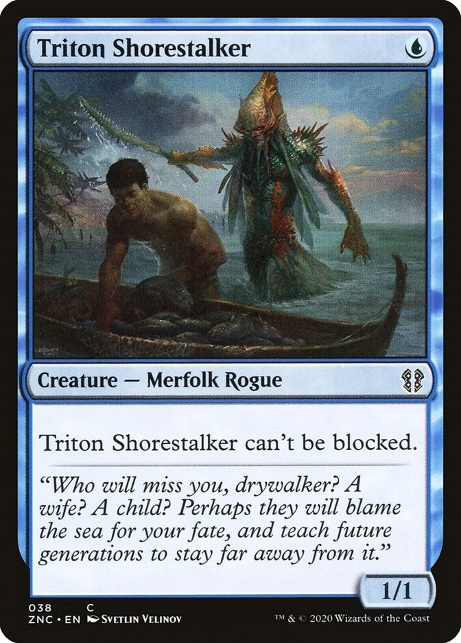 Image for Triton Shorestalker (38) [Zendikar Rising] - Magic: The Gathering