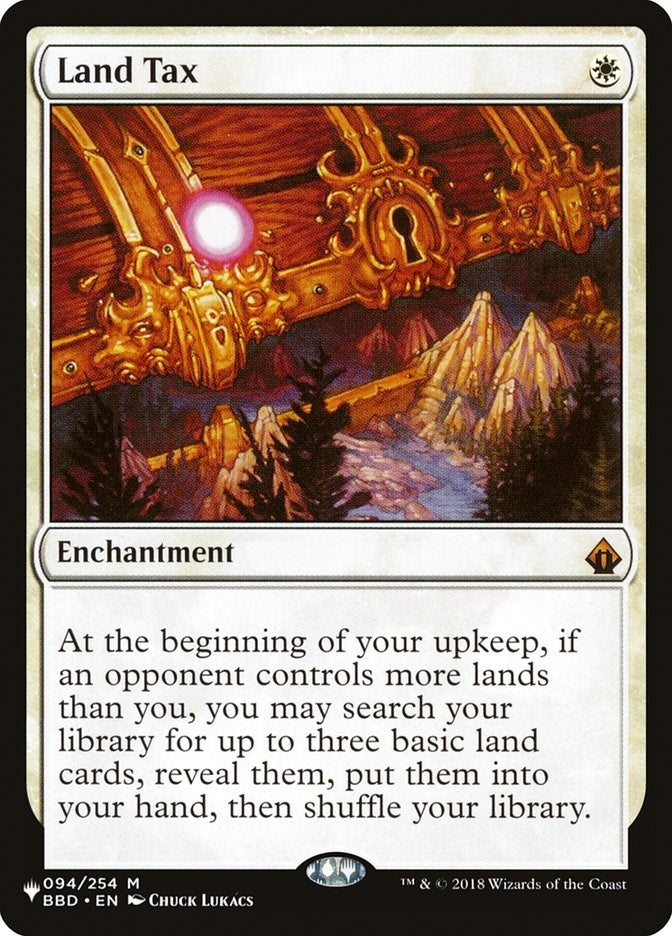 Image for Land Tax (094/254) [The List Reprints] - Magic: The Gathering