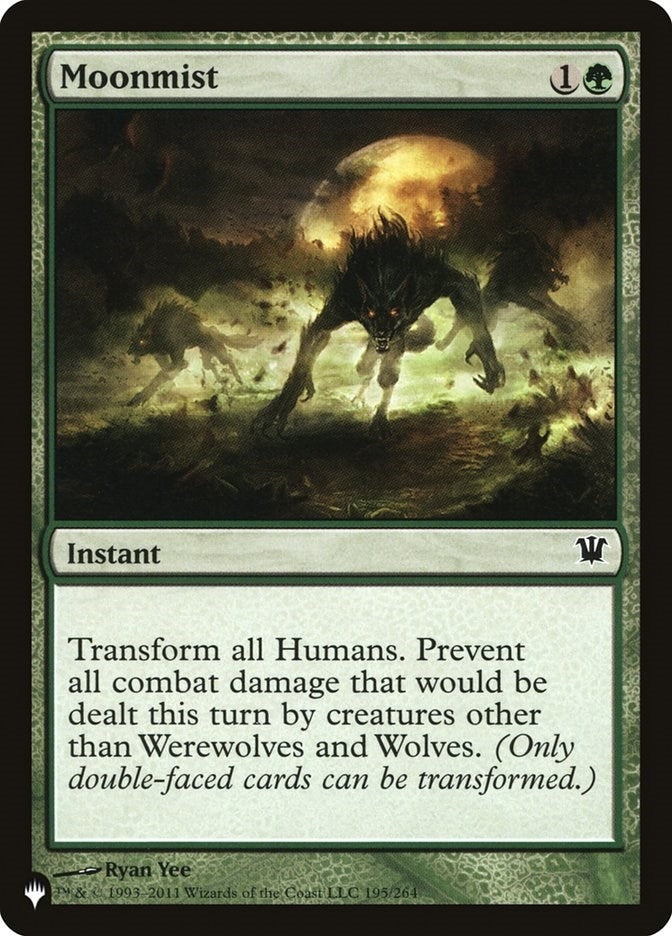 Image for Moonmist (195/264) [The List Reprints] - Magic: The Gathering