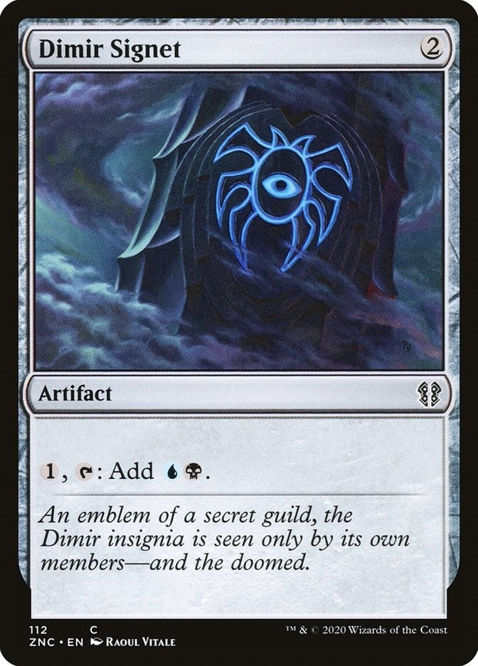 Image for Dimir Signet (112) [Zendikar Rising] - Magic: The Gathering