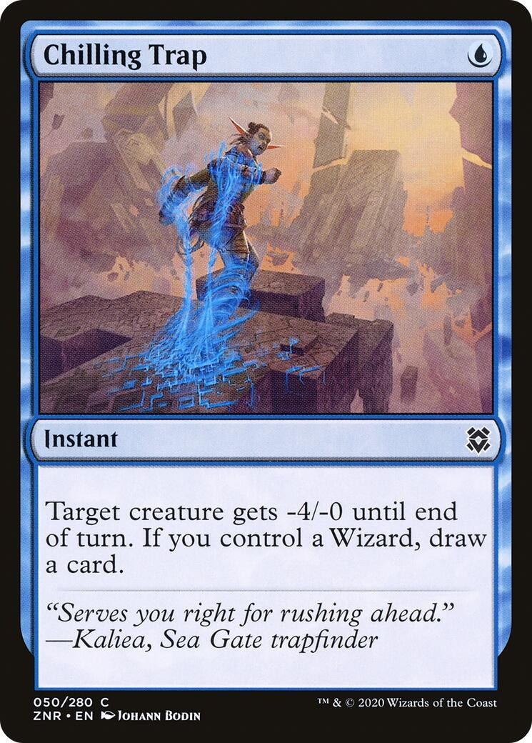 Image for Chilling Trap (50) [Zendikar Rising] - Magic: The Gathering