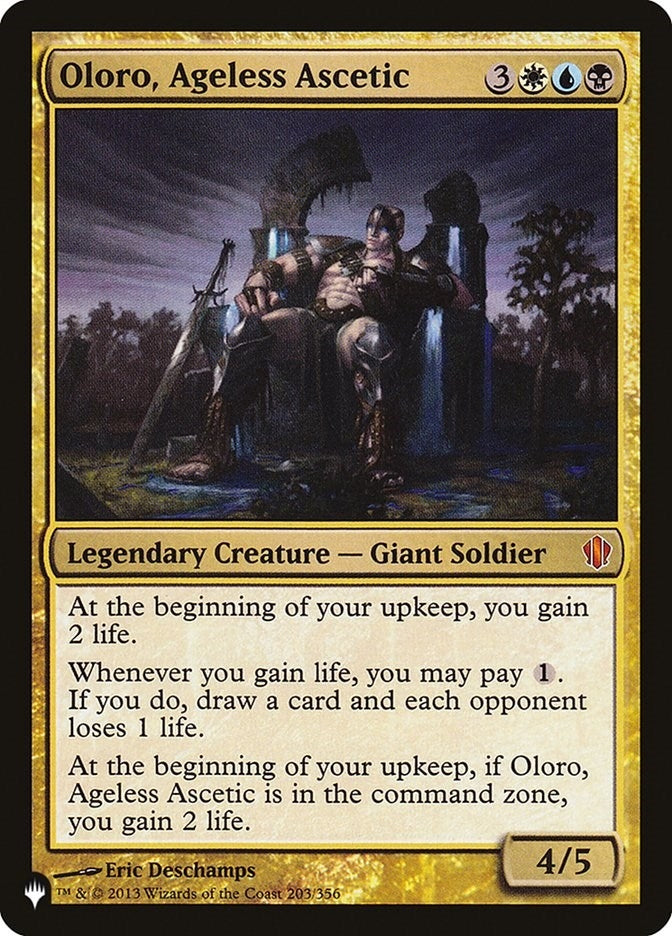 Image for Oloro, Ageless Ascetic (203/356) [The List Reprints] - Magic: The Gathering