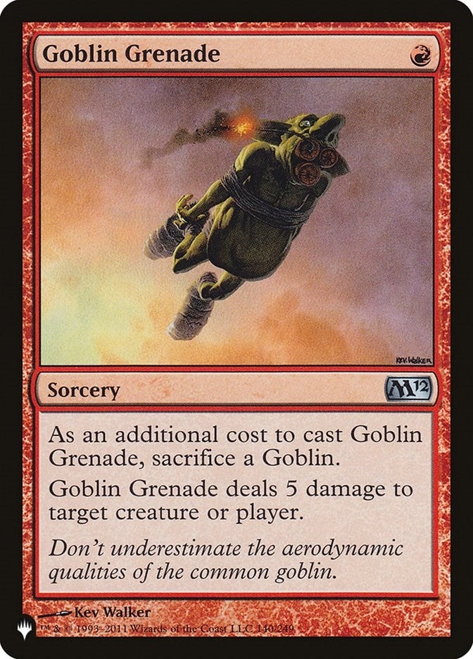 Image for Goblin Grenade (140/249) [The List Reprints] - Magic: The Gathering