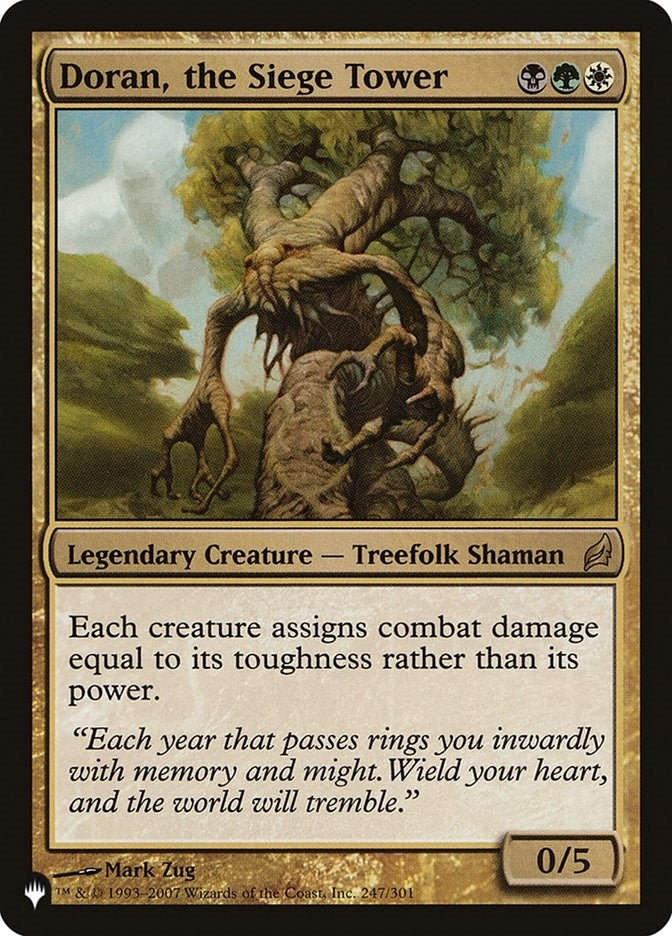 Doran, the Siege Tower (247/301) [The List Reprints]
